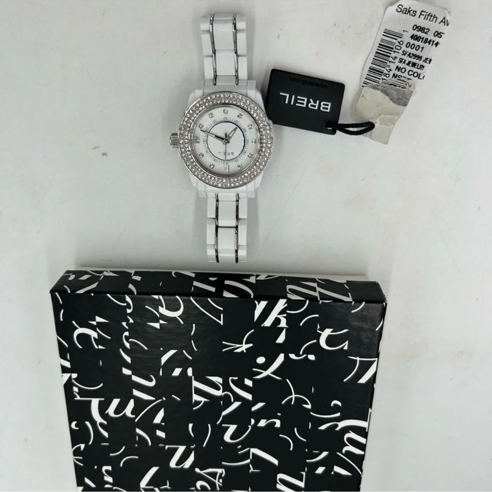 Women’s Breil ceramic watch with Crystal, Bezzel and face - Picture 3 of 9